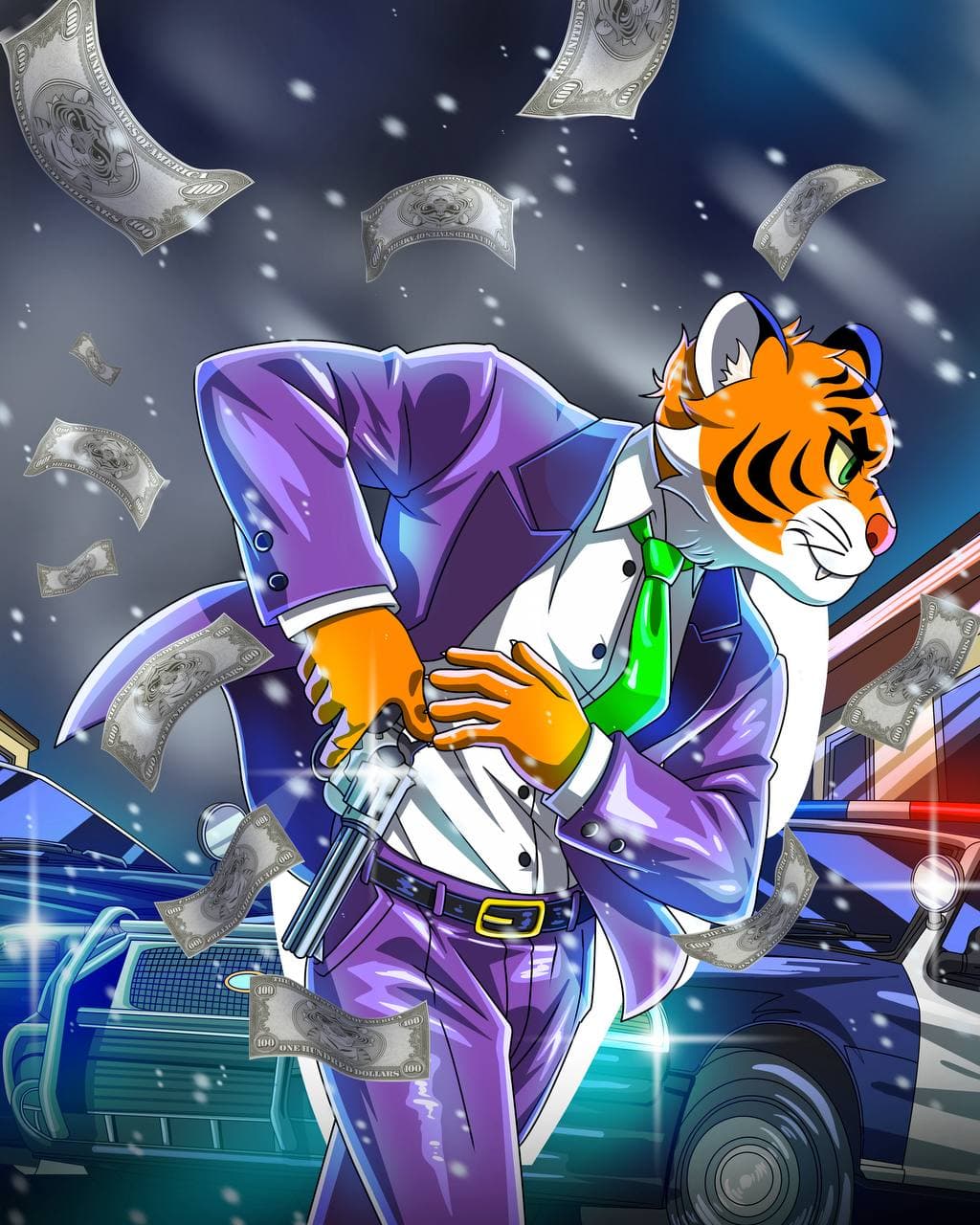 Tygo neon skyline splash