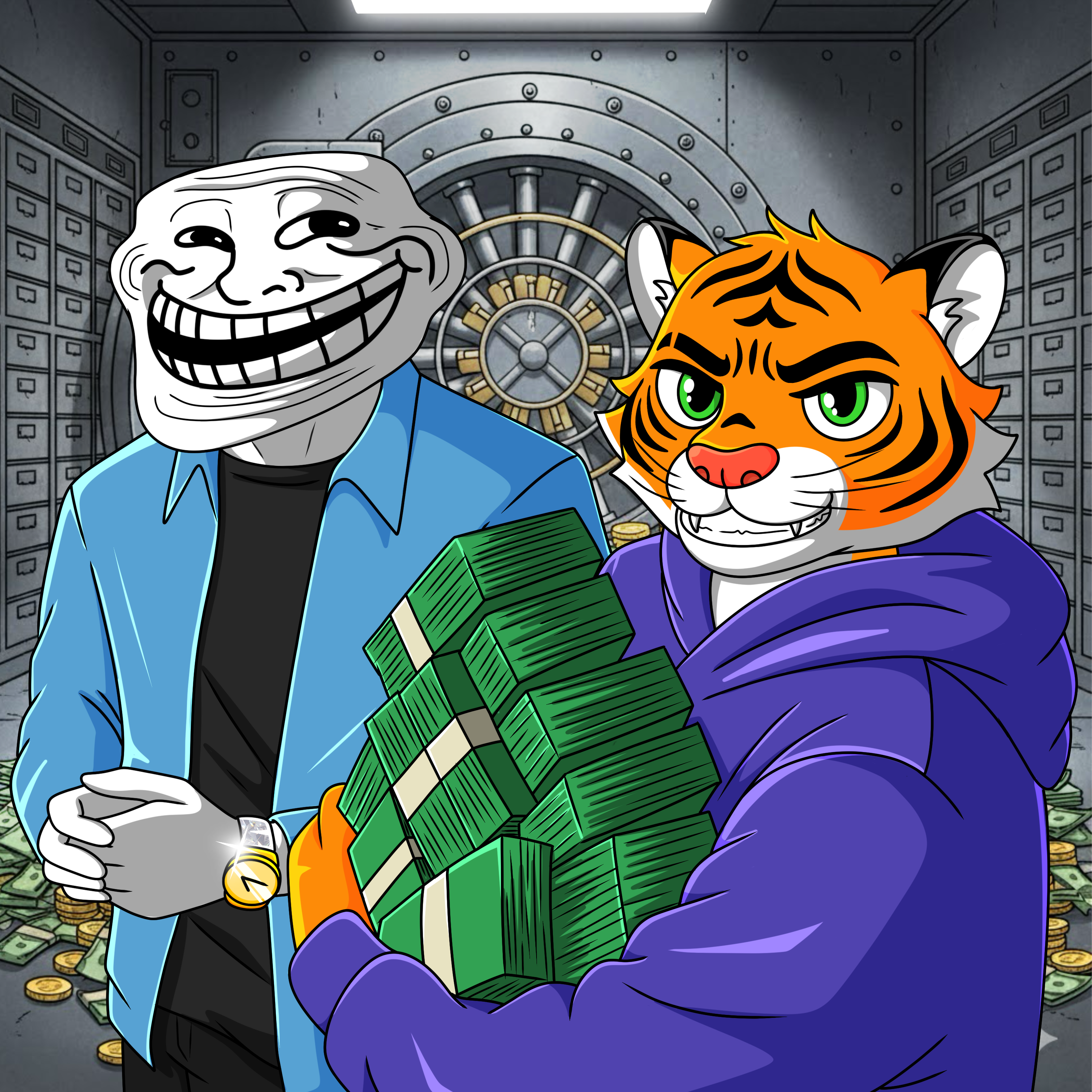 Tygo mascot animated loop